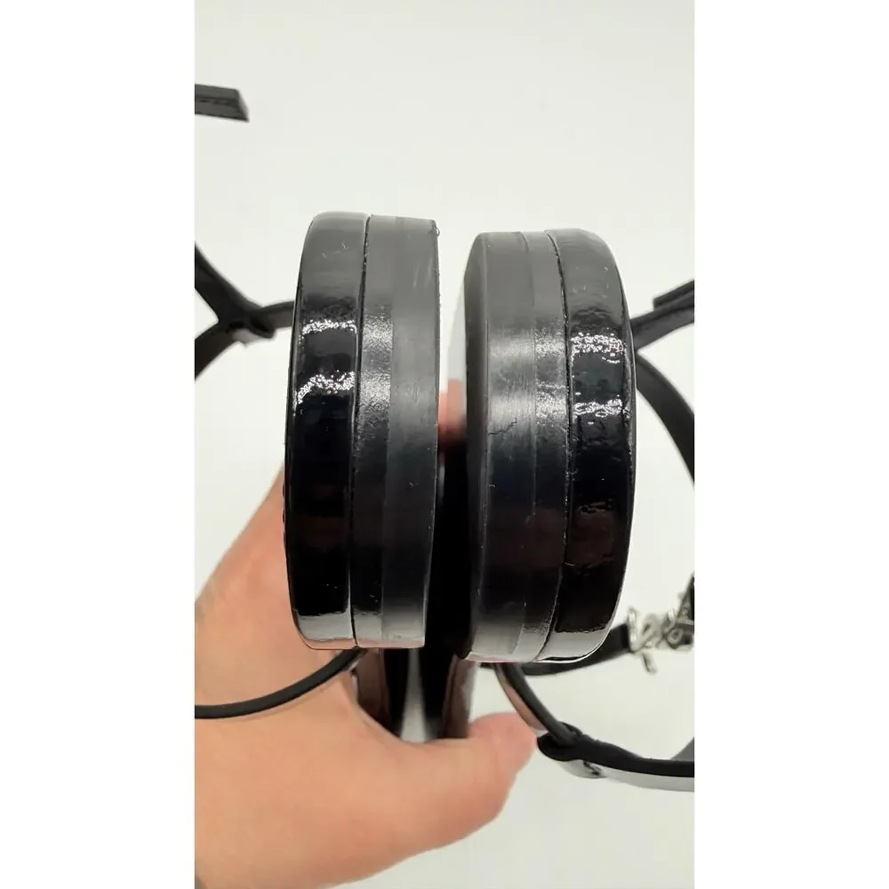 Saint Laurent Cassandra YSL Crystal Logo Sandals SZ: 37